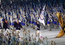 圖輯/雅加達巨港亞運盛大開幕 郭婞淳擔任掌旗官